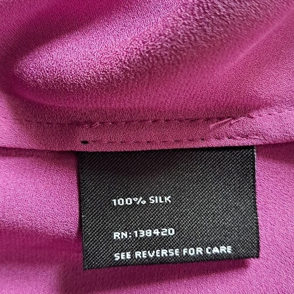 Carlisle bright purple Silk blouse Plus 14 - Picture 2 of 4